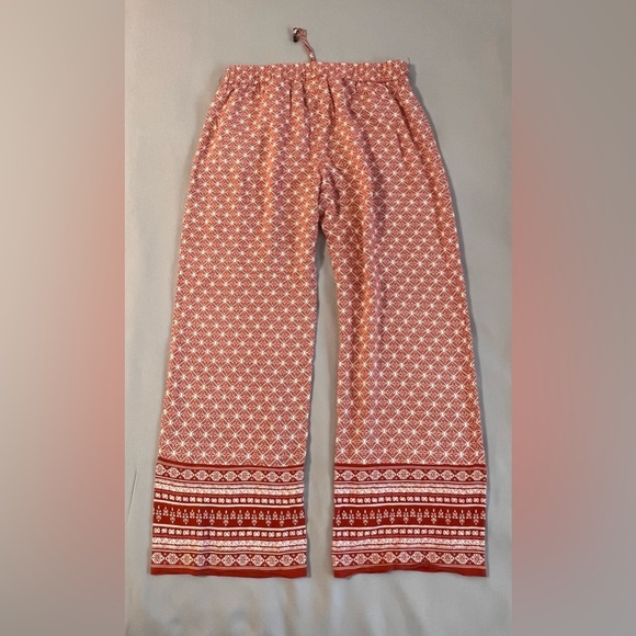 Lucy & Laurel Women’s Printed Knit Wide Leg Comfy Pants. Size XL - Picture 6 of 9